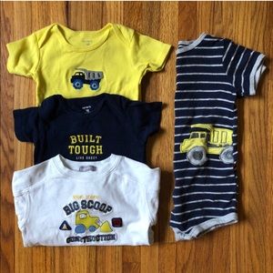 Carter’s | 4-PC Boy’s Construction Bundle | 12-18M